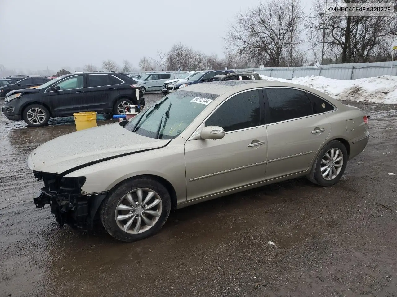 KMHFC46F48A320279 2008 Hyundai Azera Se