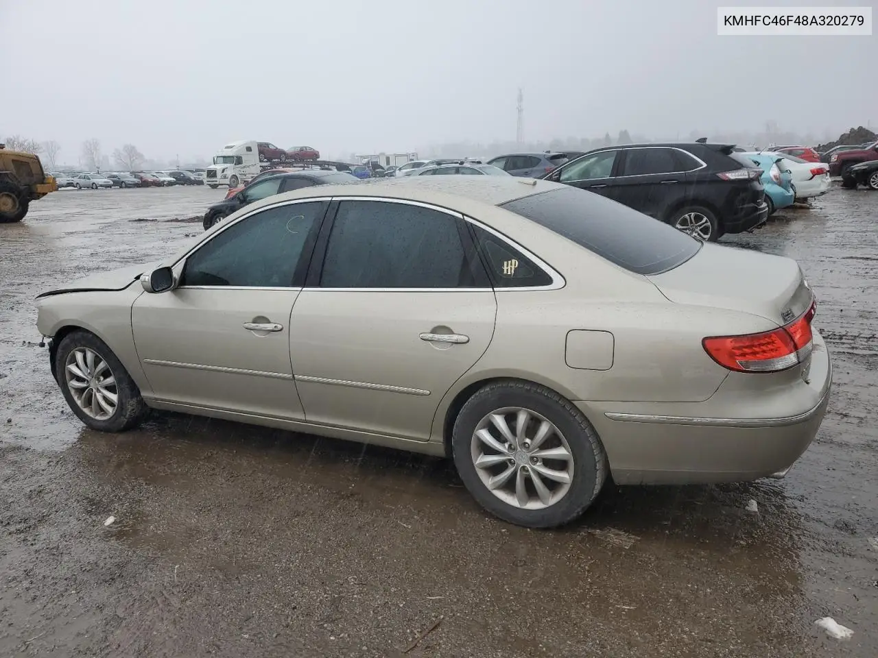 KMHFC46F48A320279 2008 Hyundai Azera Se