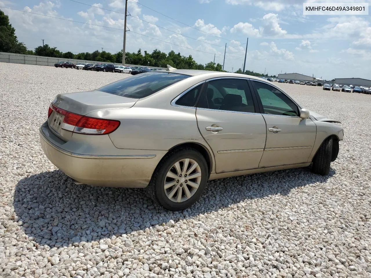 2009 Hyundai Azera Gls VIN: KMHFC46D49A349801 Lot: 57858814