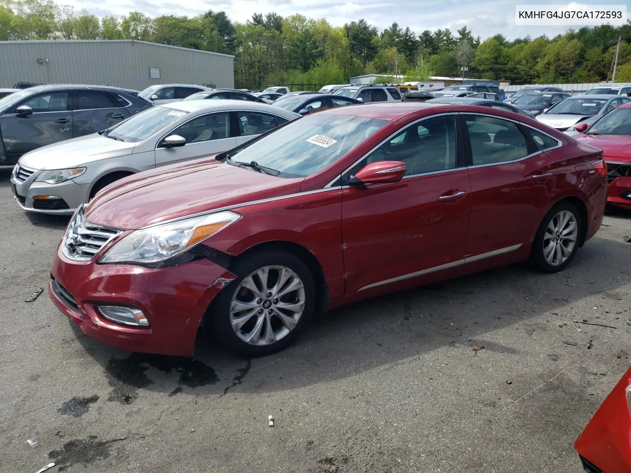 2012 Hyundai Azera Gls VIN: KMHFG4JG7CA172593 Lot: 55065654