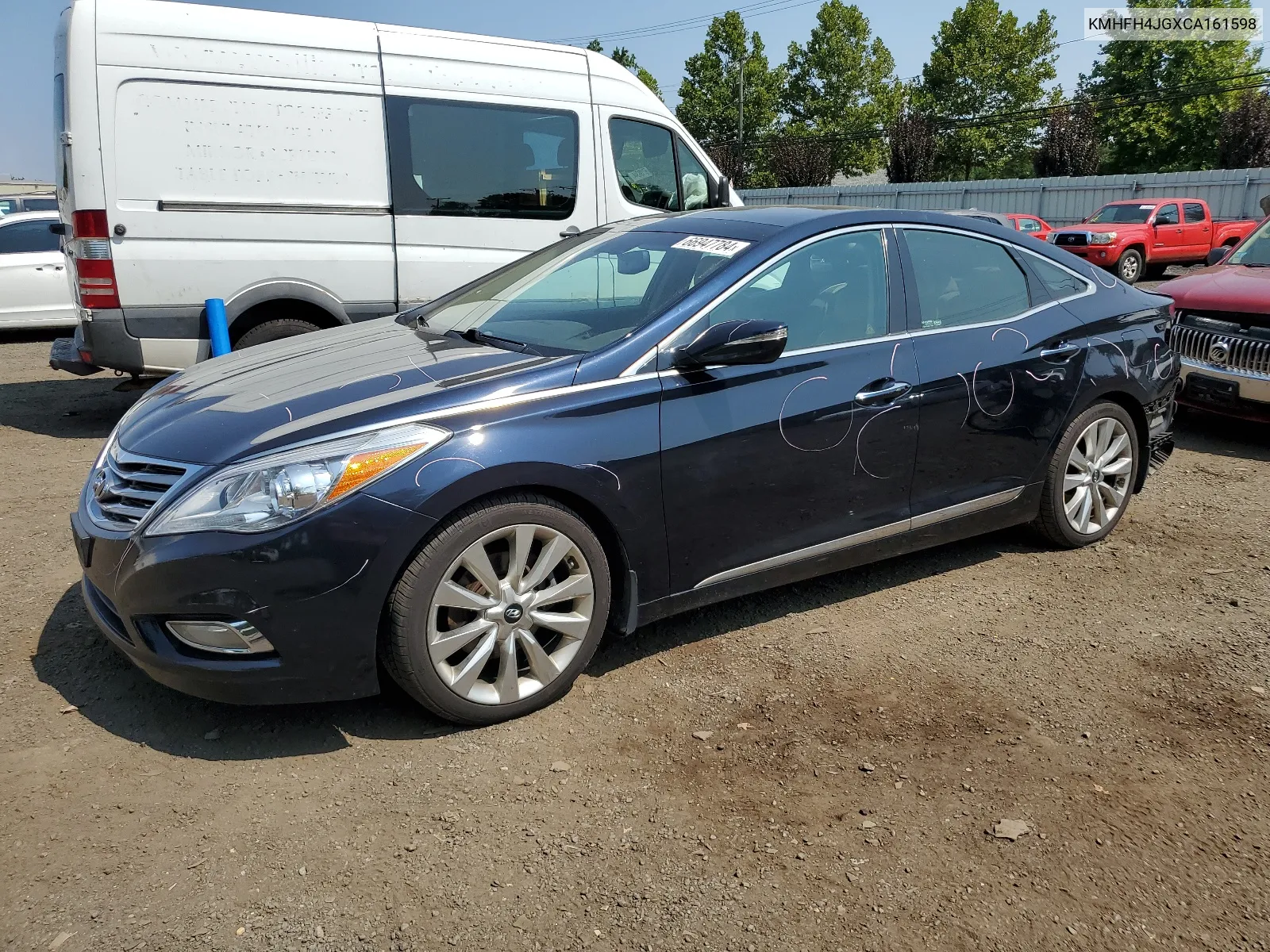 2012 Hyundai Azera Gls VIN: KMHFH4JGXCA161598 Lot: 66947784