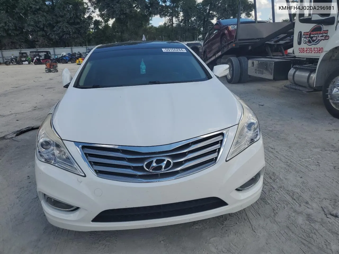 2013 Hyundai Azera Gls VIN: KMHFH4JG2DA296981 Lot: 59155284