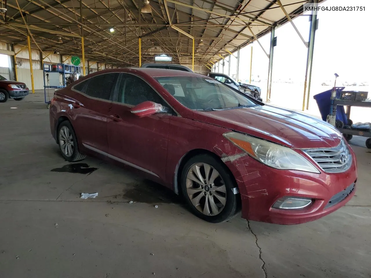 2013 Hyundai Azera VIN: KMHFG4JG8DA231751 Lot: 66232504