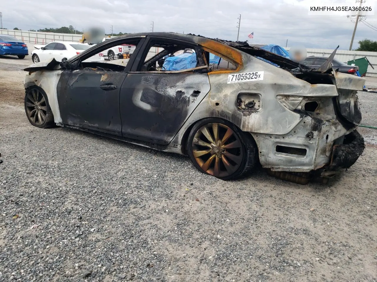 KMHFH4JG5EA360626 2014 Hyundai Azera Limited