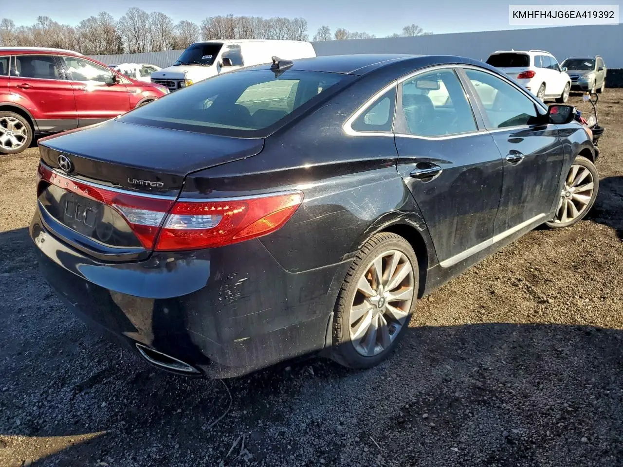 KMHFH4JG6EA419392 2014 Hyundai Azera Gls