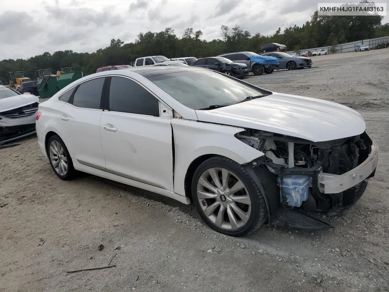 KMHFH4JG1FA483163 2015 Hyundai Azera Limited