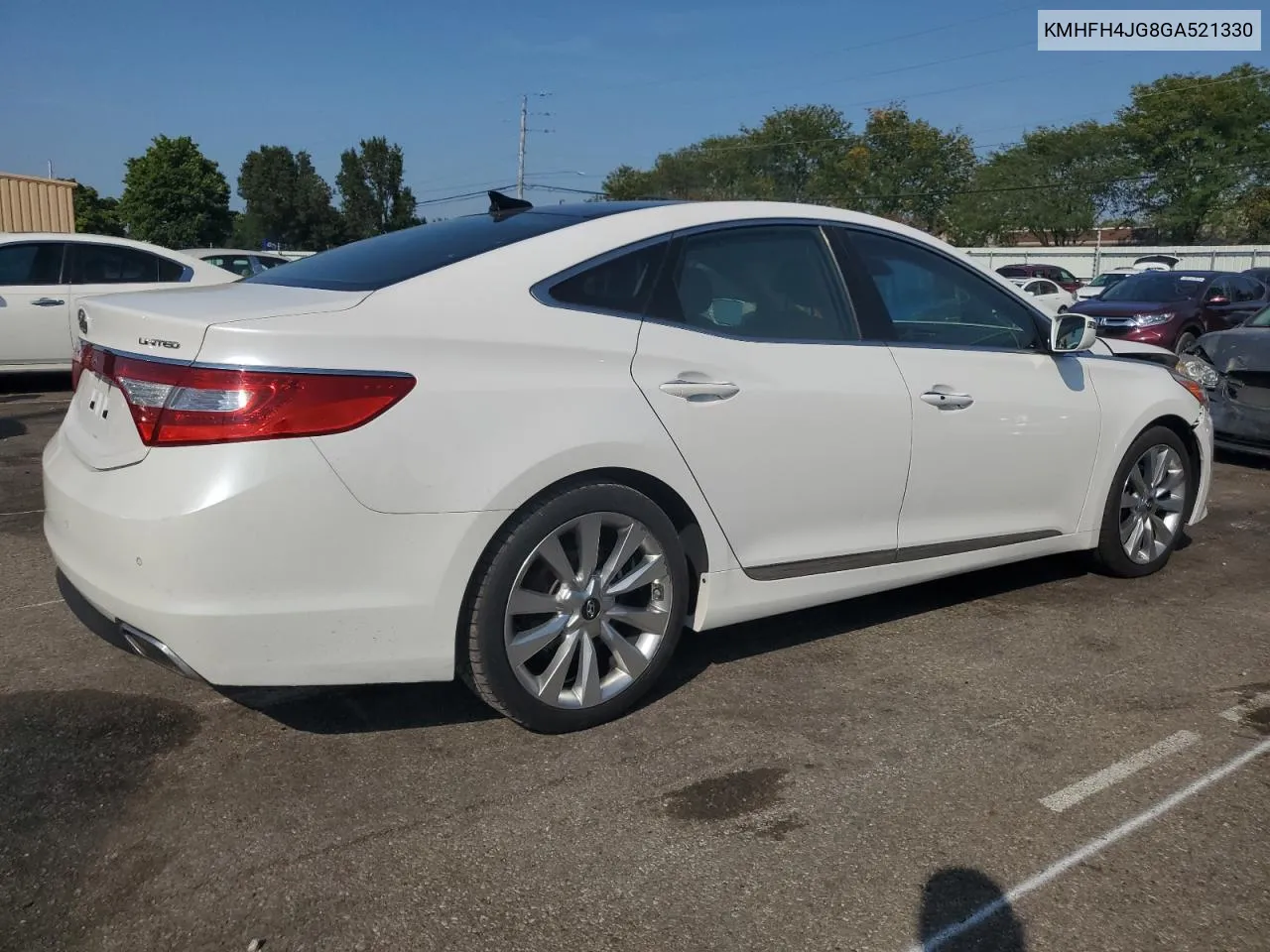 2016 Hyundai Azera Limited VIN: KMHFH4JG8GA521330 Lot: 69043394