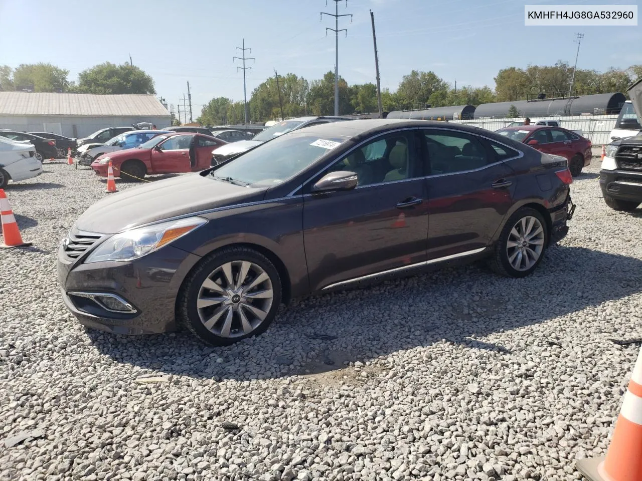 2016 Hyundai Azera Limited VIN: KMHFH4JG8GA532960 Lot: 72218974