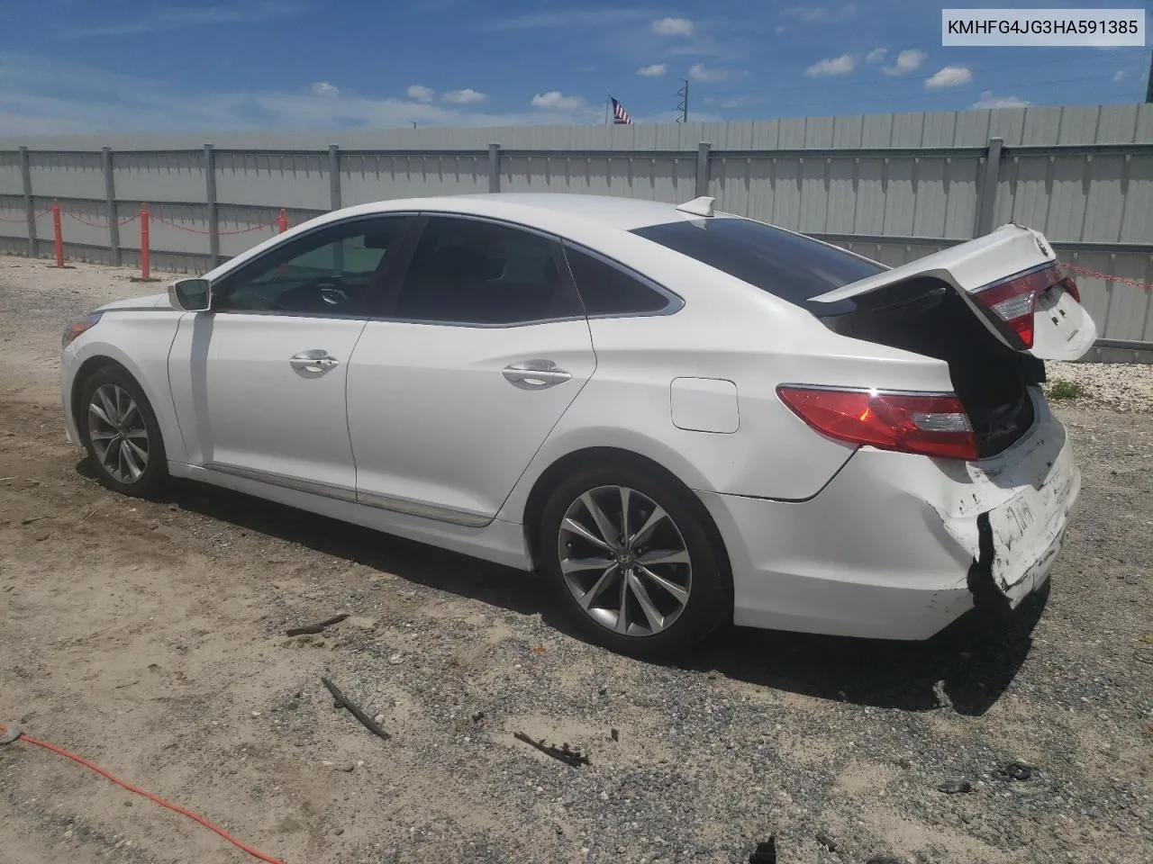 2017 Hyundai Azera VIN: KMHFG4JG3HA591385 Lot: 62814214