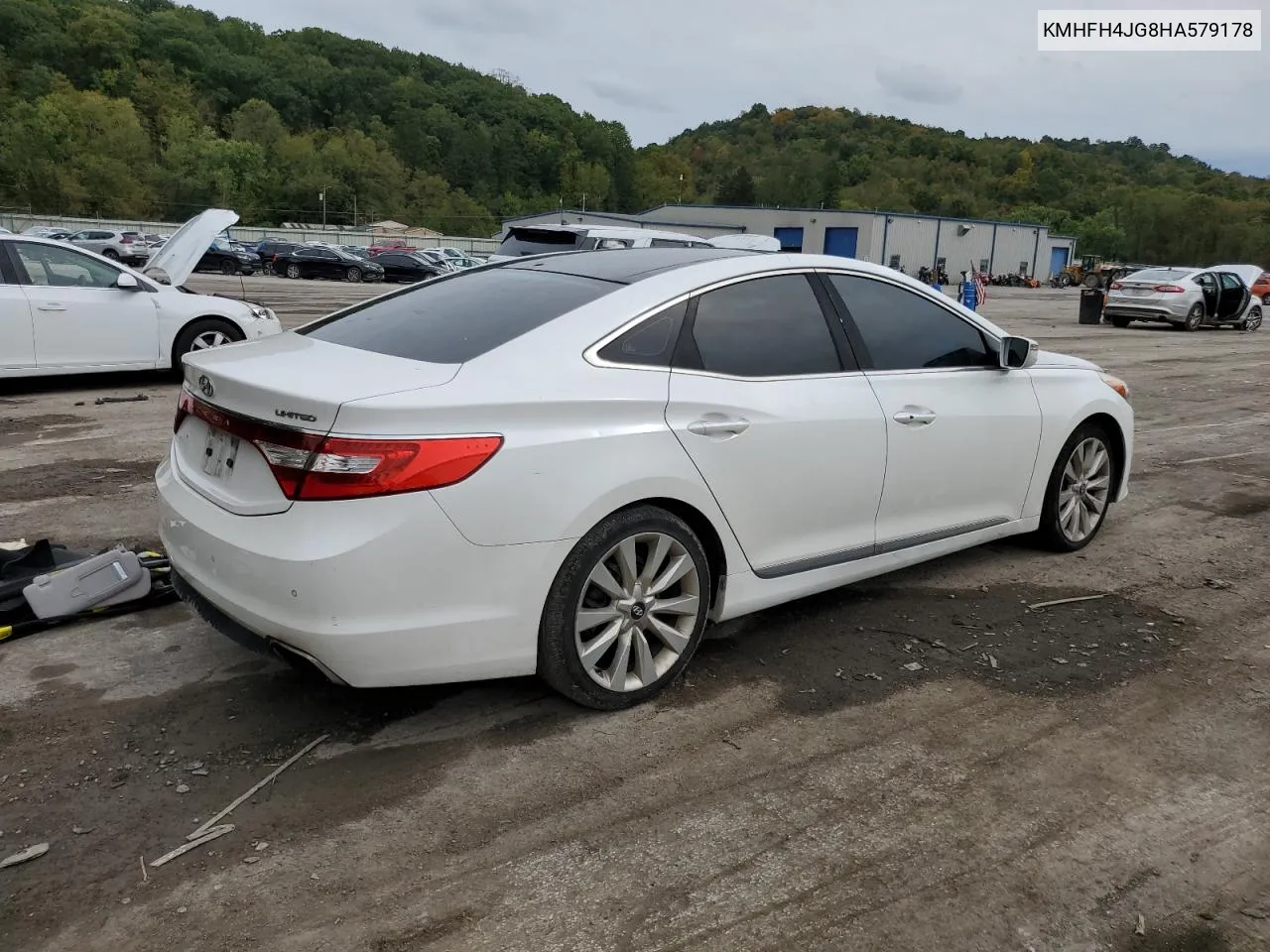 KMHFH4JG8HA579178 2017 Hyundai Azera Limited