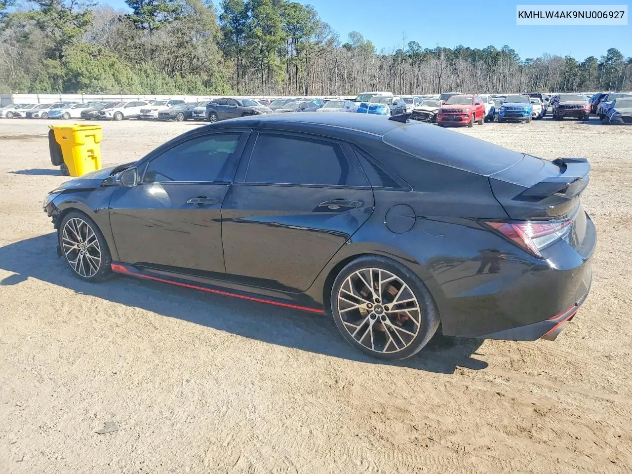 2022 Hyundai Elantra N VIN: KMHLW4AK9NU006927 Lot: 72967305