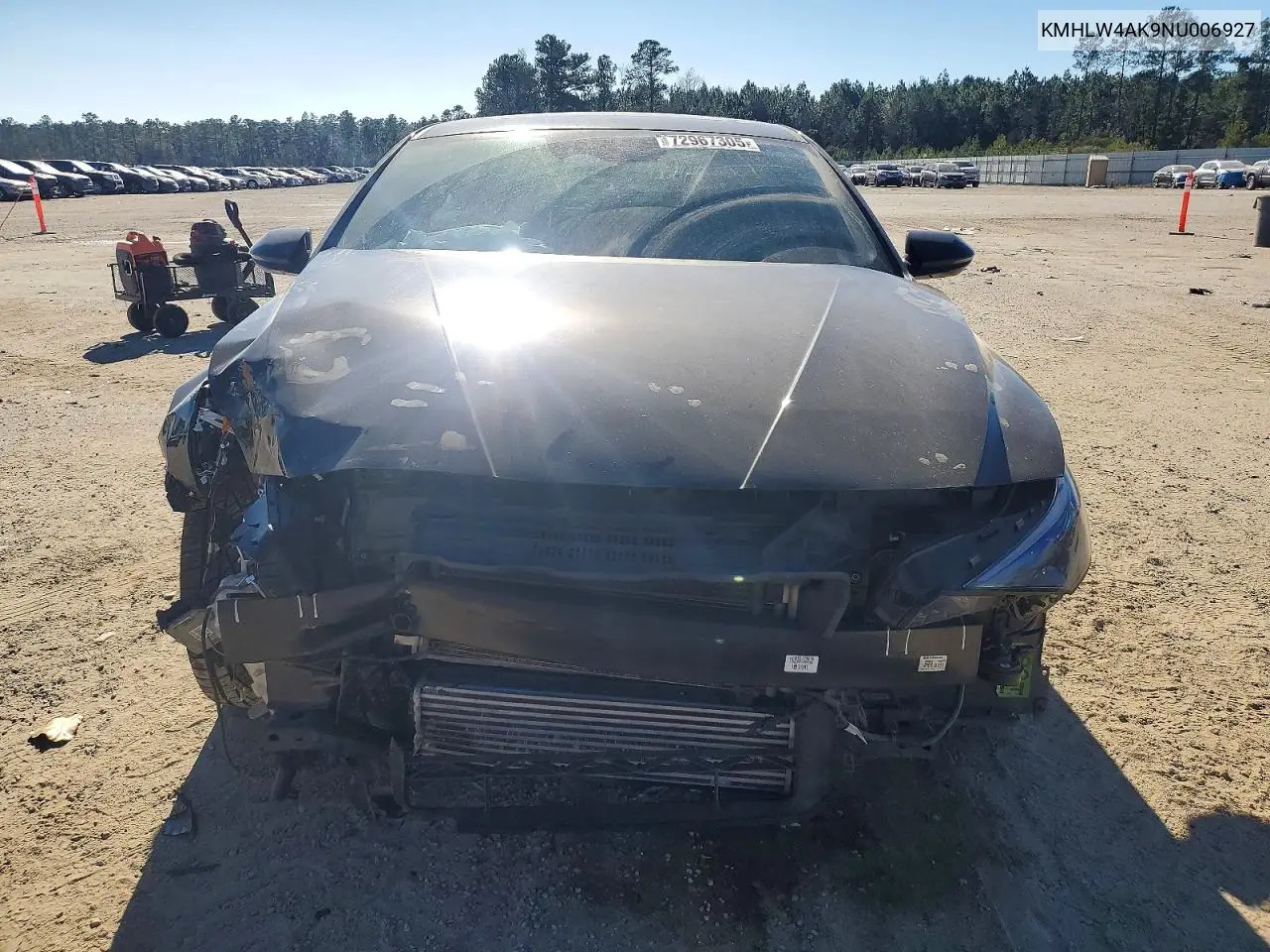 2022 Hyundai Elantra N VIN: KMHLW4AK9NU006927 Lot: 72967305
