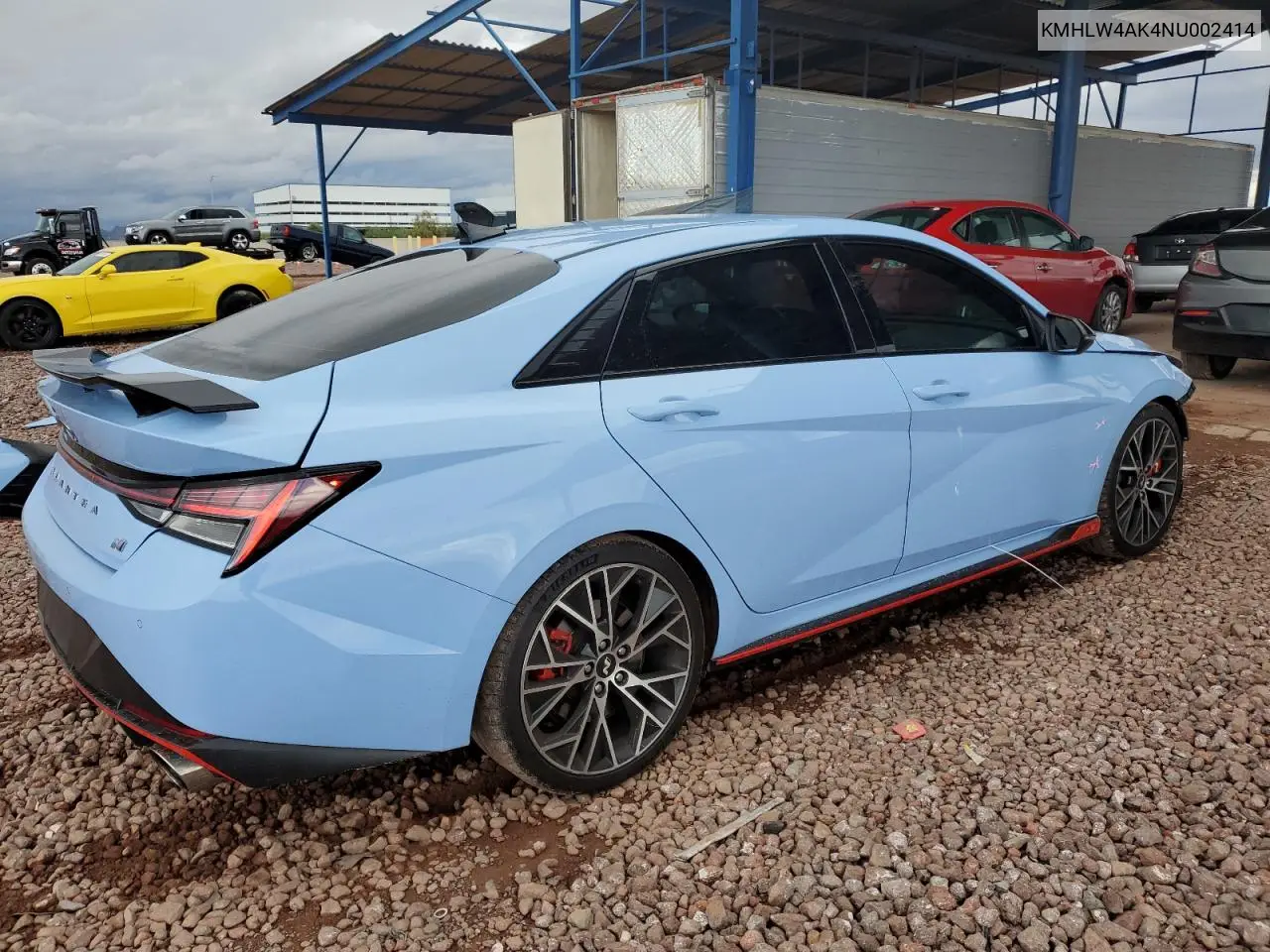 KMHLW4AK4NU002414 2022 Hyundai Elantra N