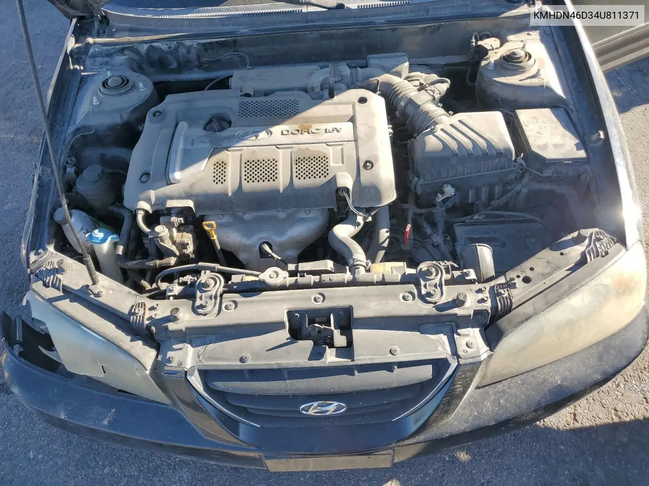 KMHDN46D34U811371 2004 Hyundai Elantra Gls
