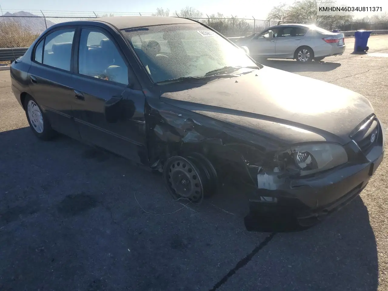 KMHDN46D34U811371 2004 Hyundai Elantra Gls