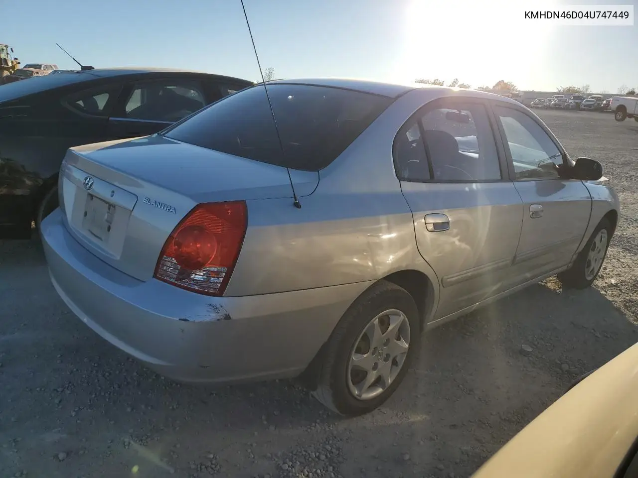 KMHDN46D04U747449 2004 Hyundai Elantra Gls