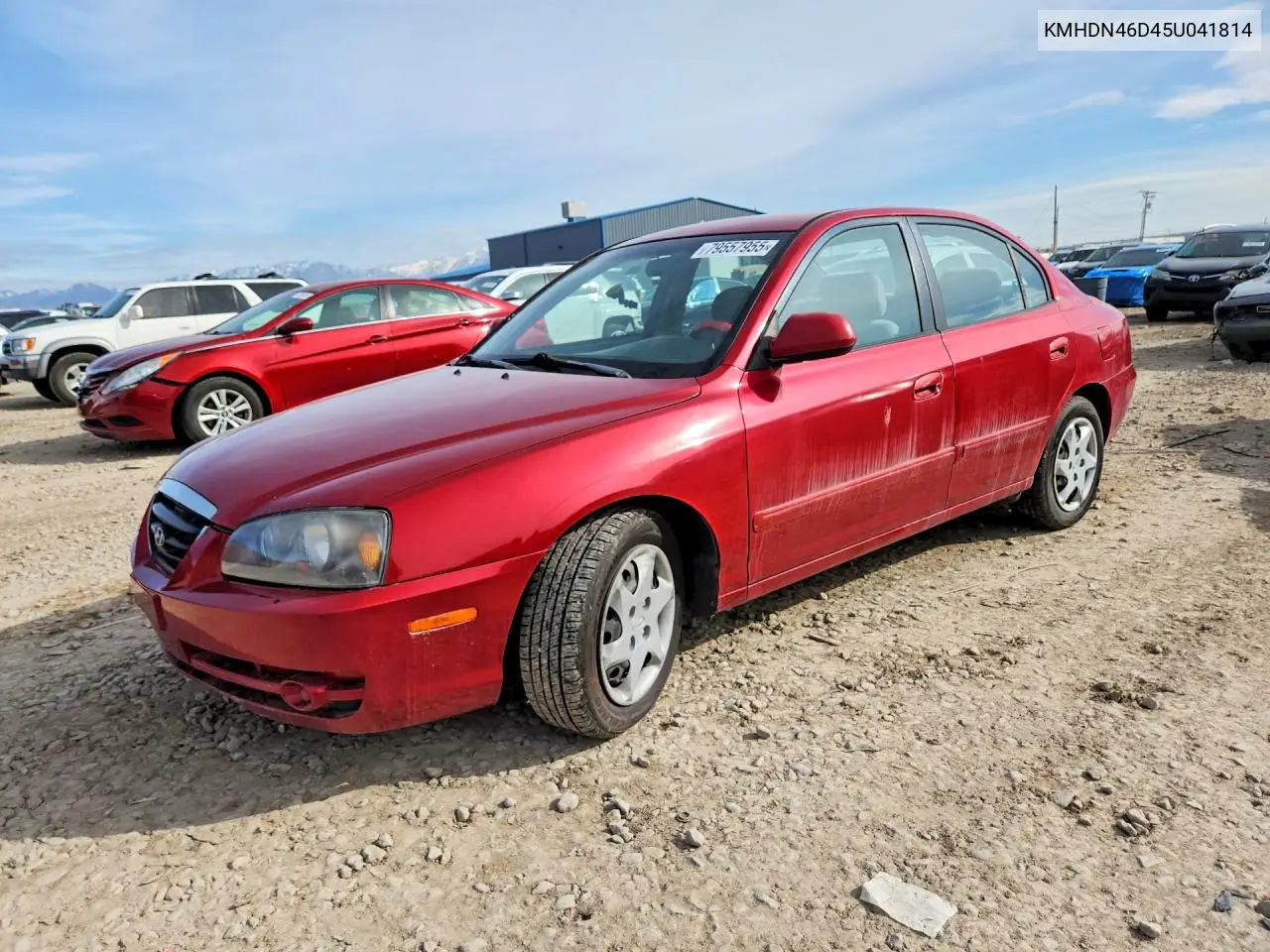 2005 Hyundai Elantra Gls VIN: KMHDN46D45U041814 Lot: 79557955