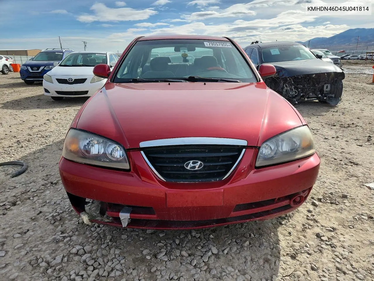 2005 Hyundai Elantra Gls VIN: KMHDN46D45U041814 Lot: 79557955