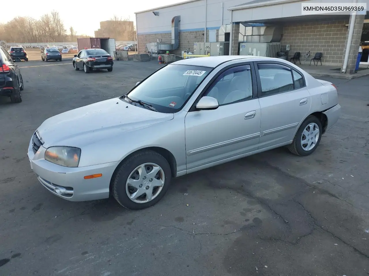 KMHDN46D35U969369 2005 Hyundai Elantra Gls