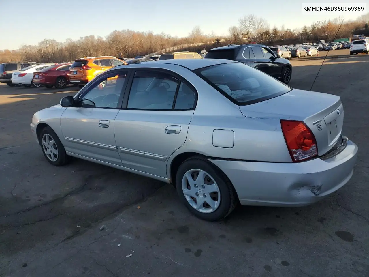 KMHDN46D35U969369 2005 Hyundai Elantra Gls