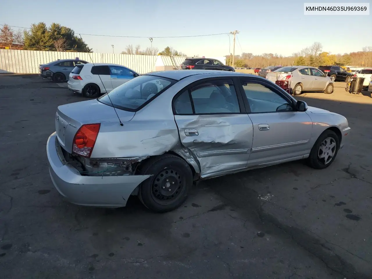KMHDN46D35U969369 2005 Hyundai Elantra Gls