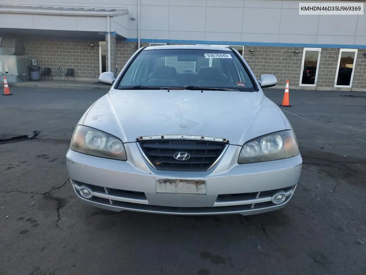 KMHDN46D35U969369 2005 Hyundai Elantra Gls