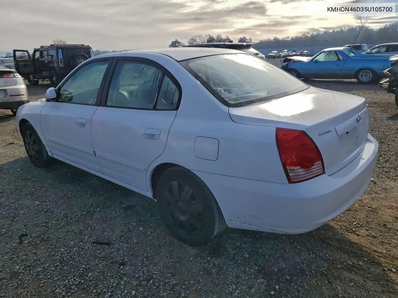 KMHDN46D35U105700 2005 Hyundai Elantra Gls