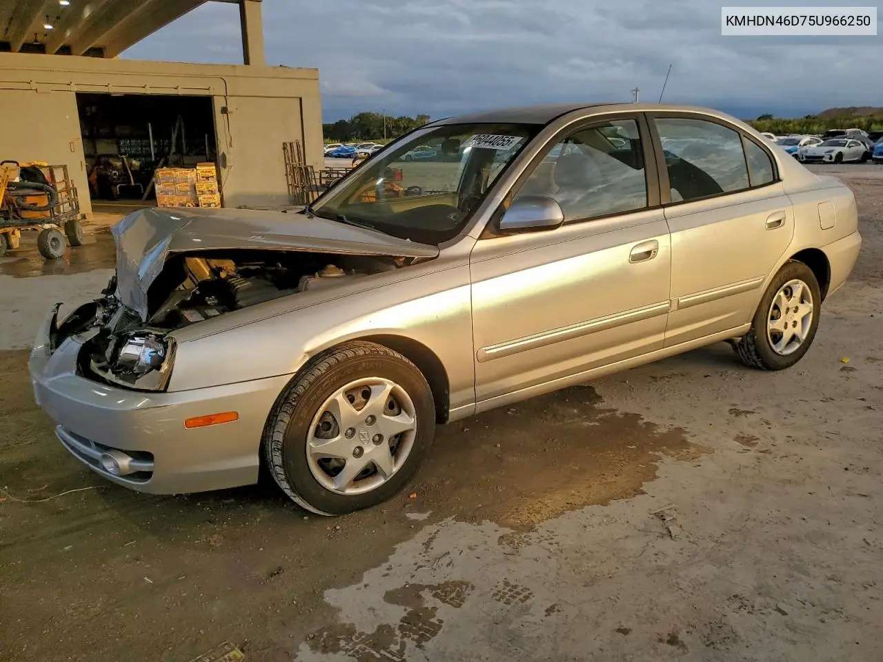 KMHDN46D75U966250 2005 Hyundai Elantra Gls
