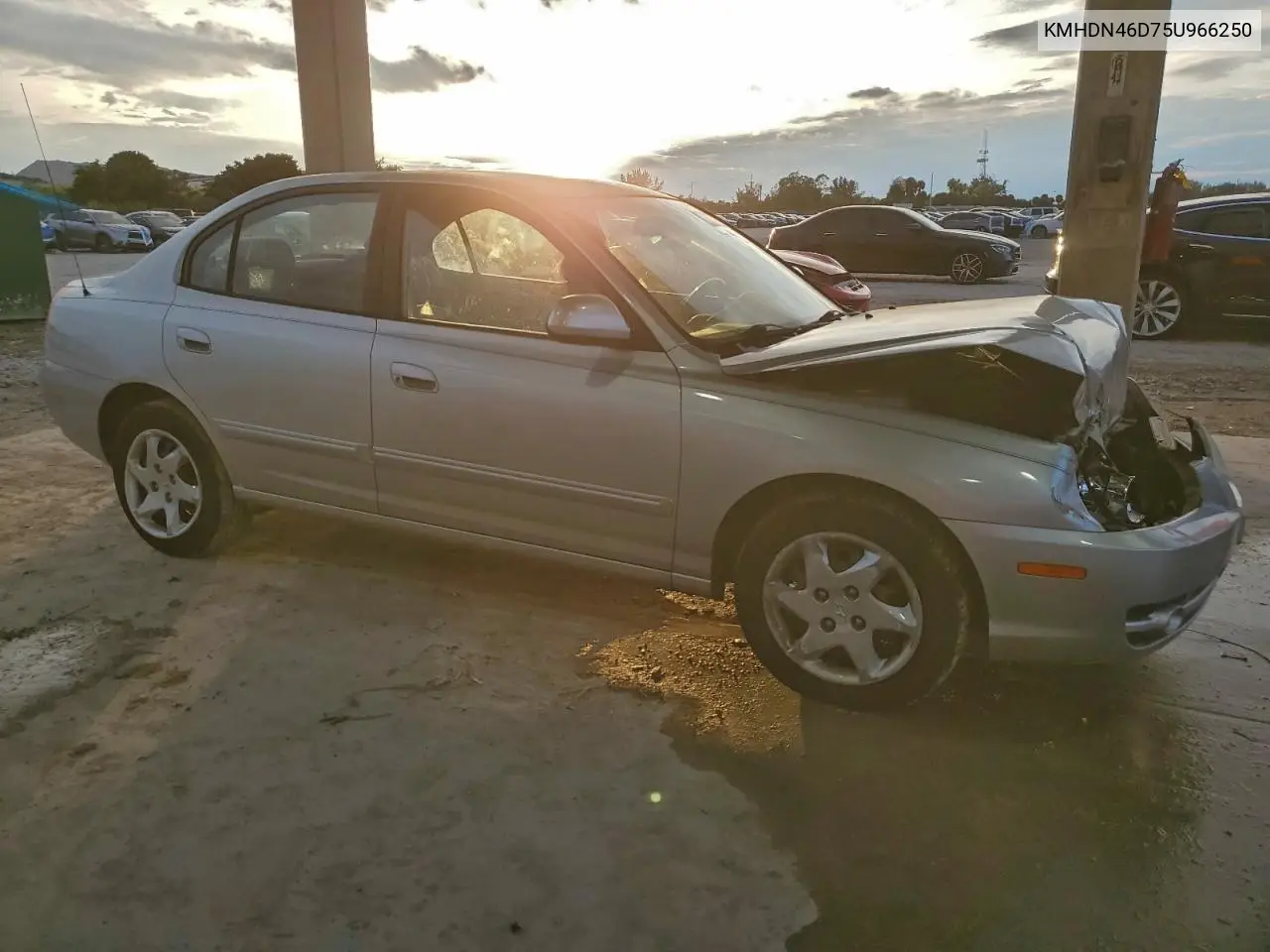 KMHDN46D75U966250 2005 Hyundai Elantra Gls