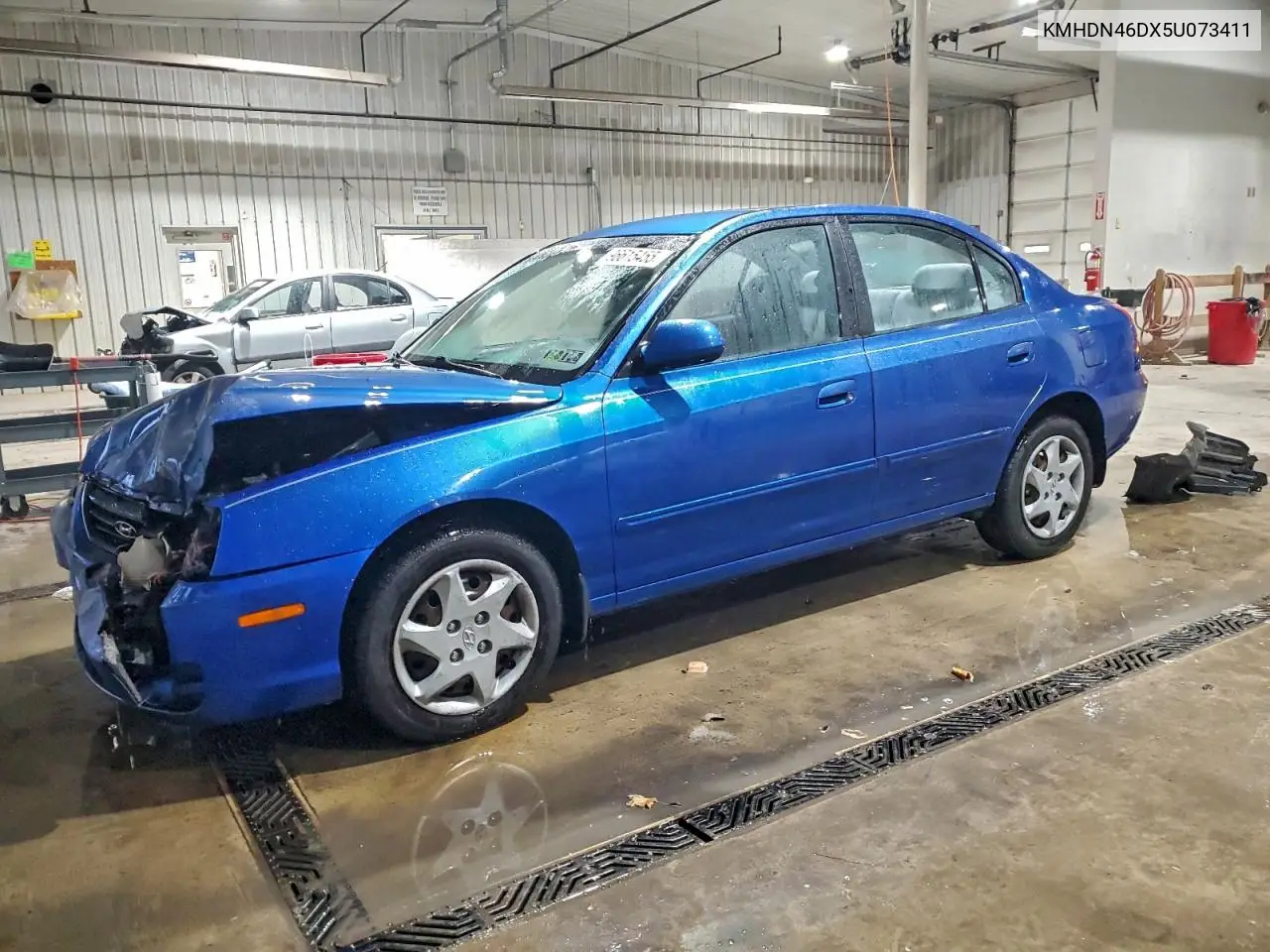 KMHDN46DX5U073411 2005 Hyundai Elantra Gls