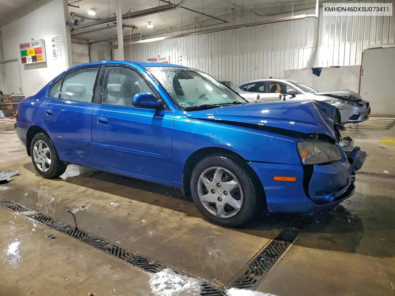 KMHDN46DX5U073411 2005 Hyundai Elantra Gls