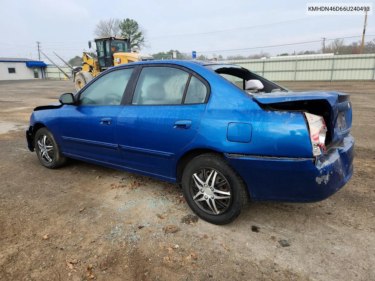 KMHDN46D66U240493 2006 Hyundai Elantra Gls