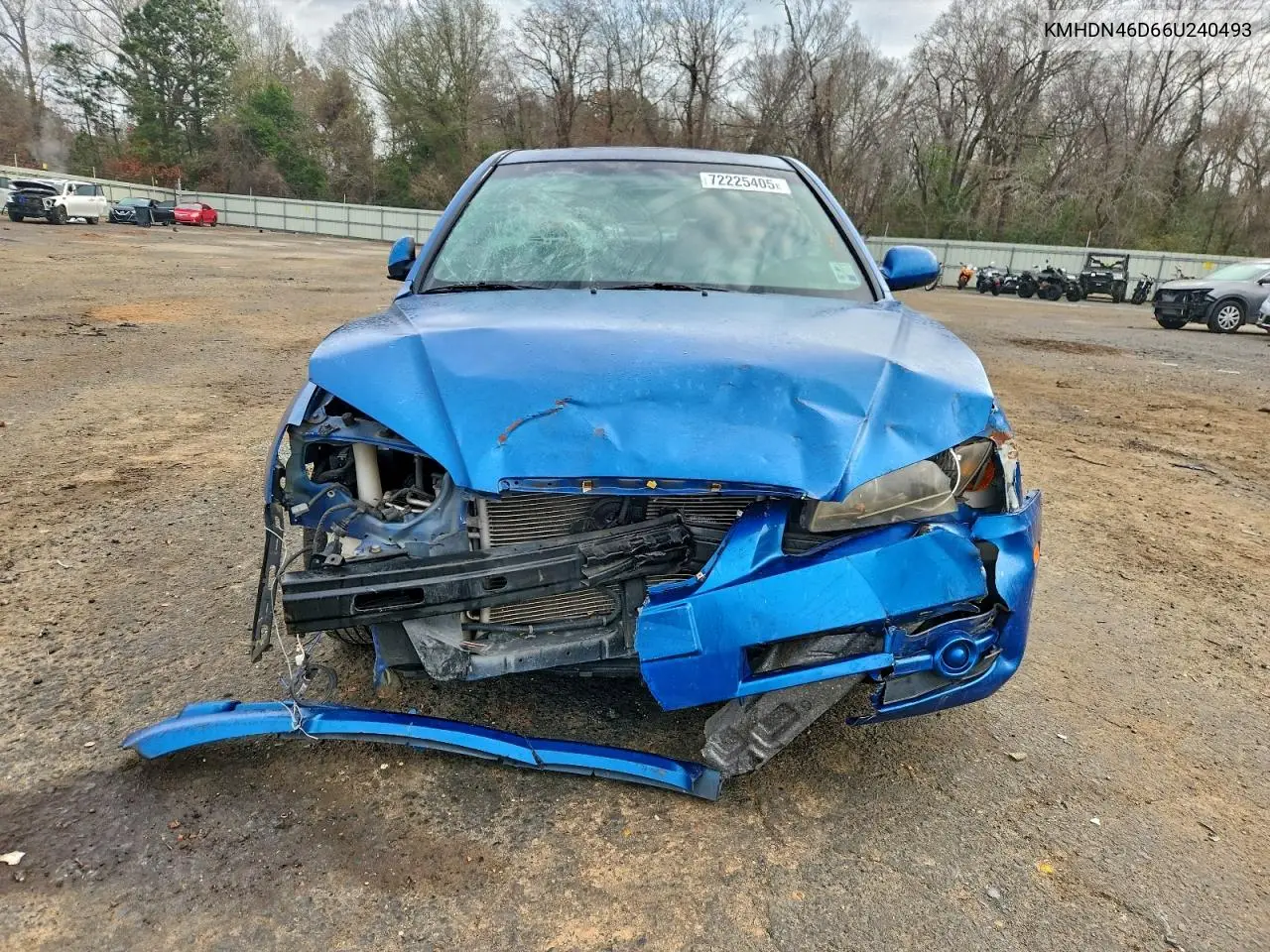 KMHDN46D66U240493 2006 Hyundai Elantra Gls