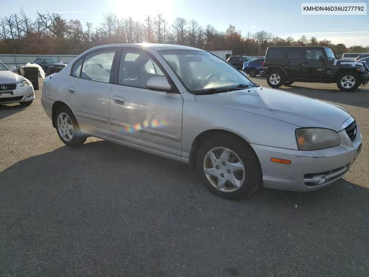 KMHDN46D36U277792 2006 Hyundai Elantra Gls