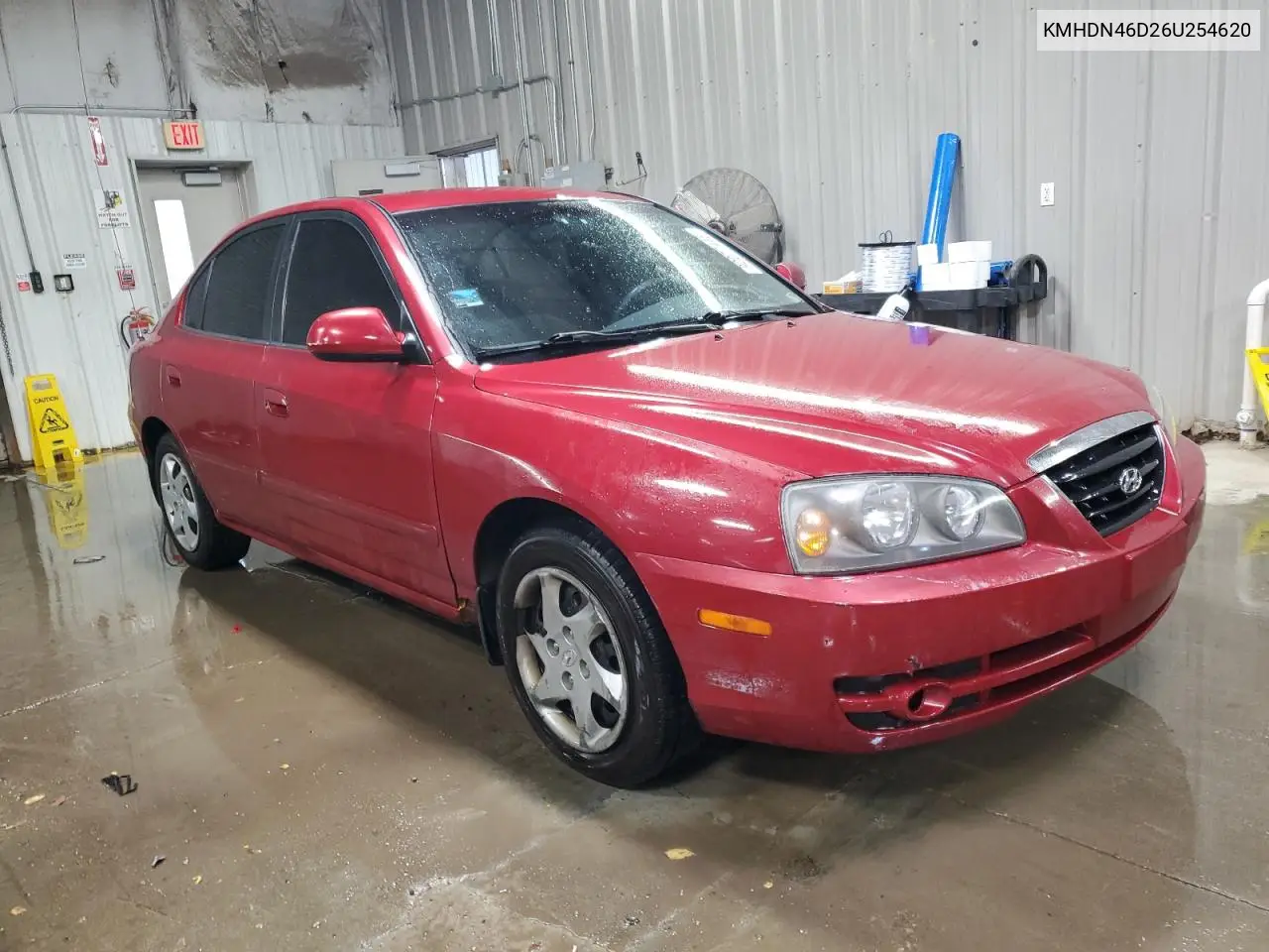 KMHDN46D26U254620 2006 Hyundai Elantra Gls