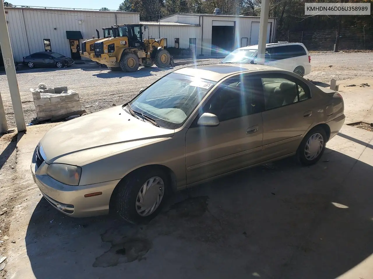 KMHDN46D06U358989 2006 Hyundai Elantra Gls