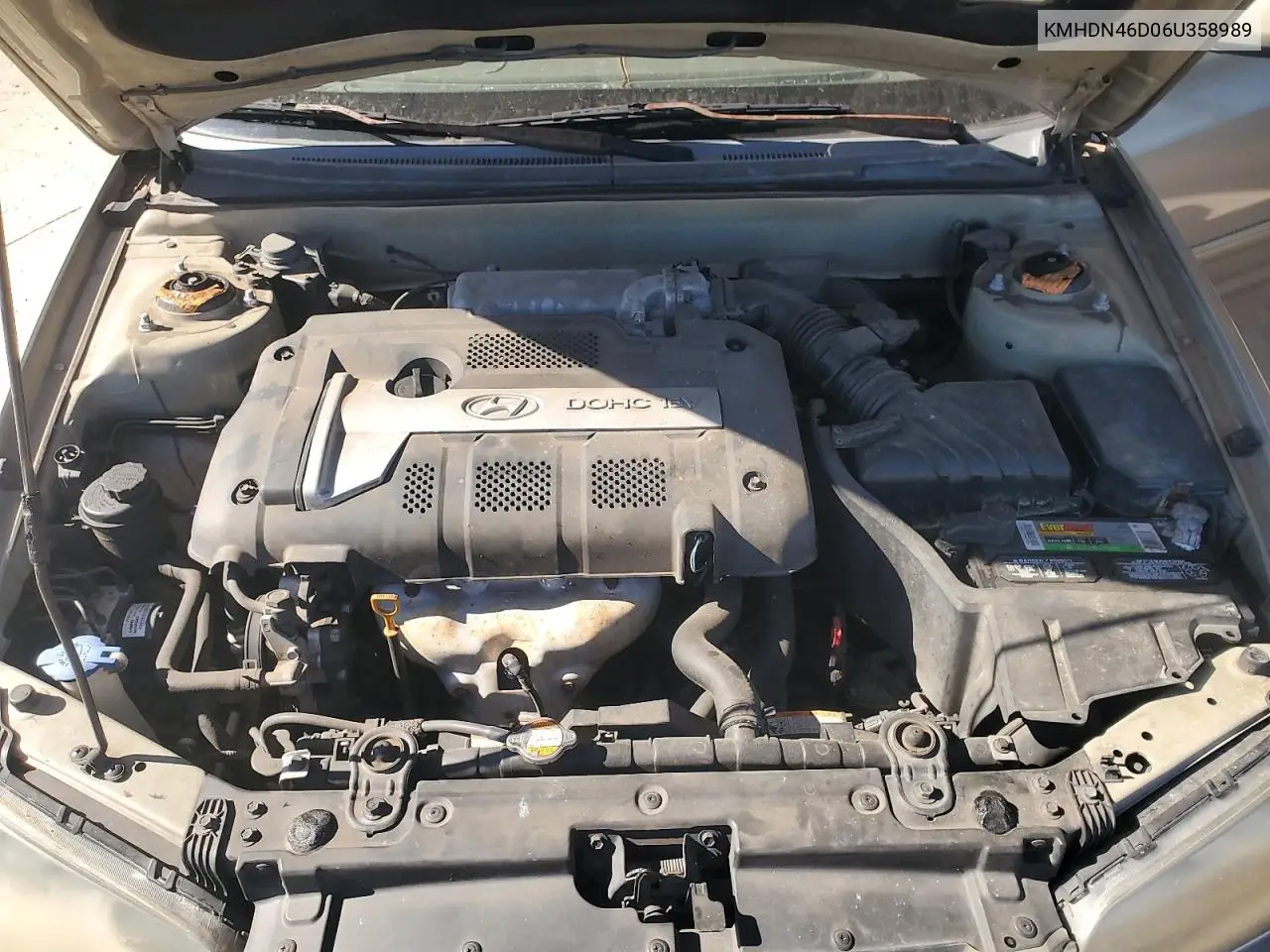 KMHDN46D06U358989 2006 Hyundai Elantra Gls
