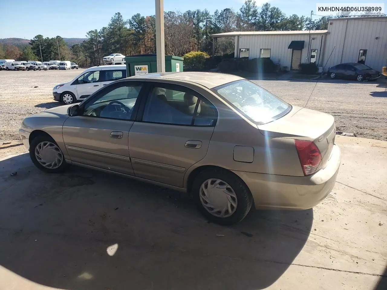 KMHDN46D06U358989 2006 Hyundai Elantra Gls