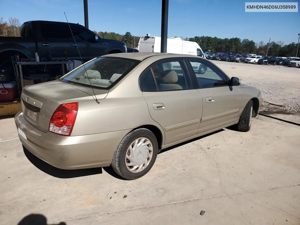 KMHDN46D06U358989 2006 Hyundai Elantra Gls