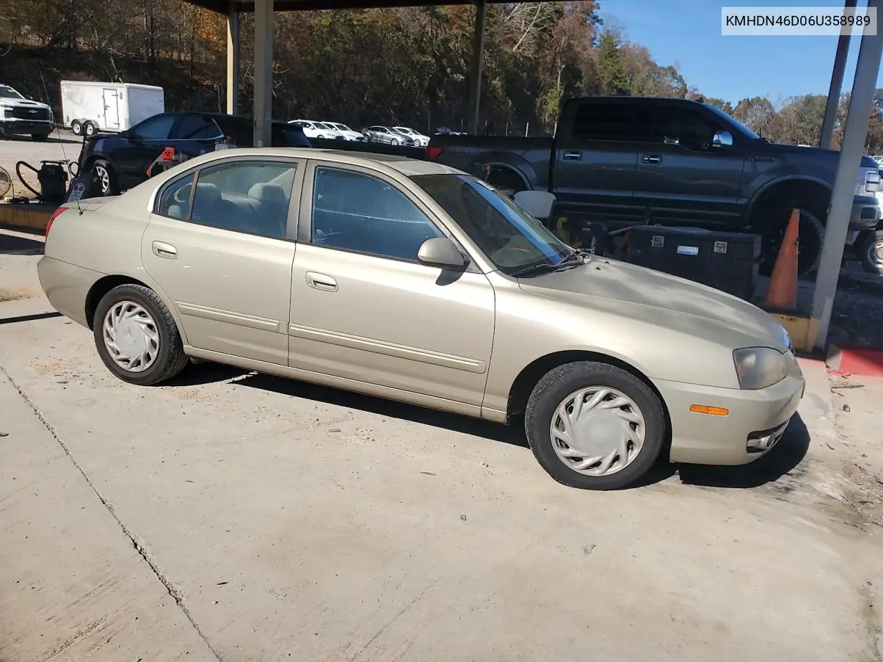 KMHDN46D06U358989 2006 Hyundai Elantra Gls