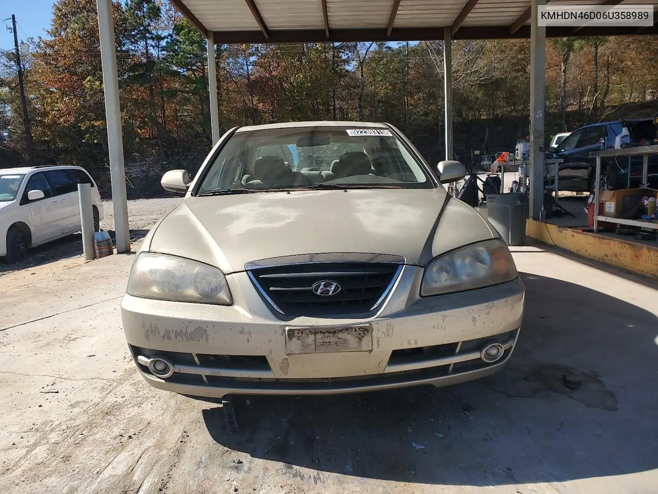 KMHDN46D06U358989 2006 Hyundai Elantra Gls