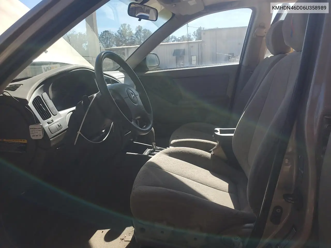 KMHDN46D06U358989 2006 Hyundai Elantra Gls