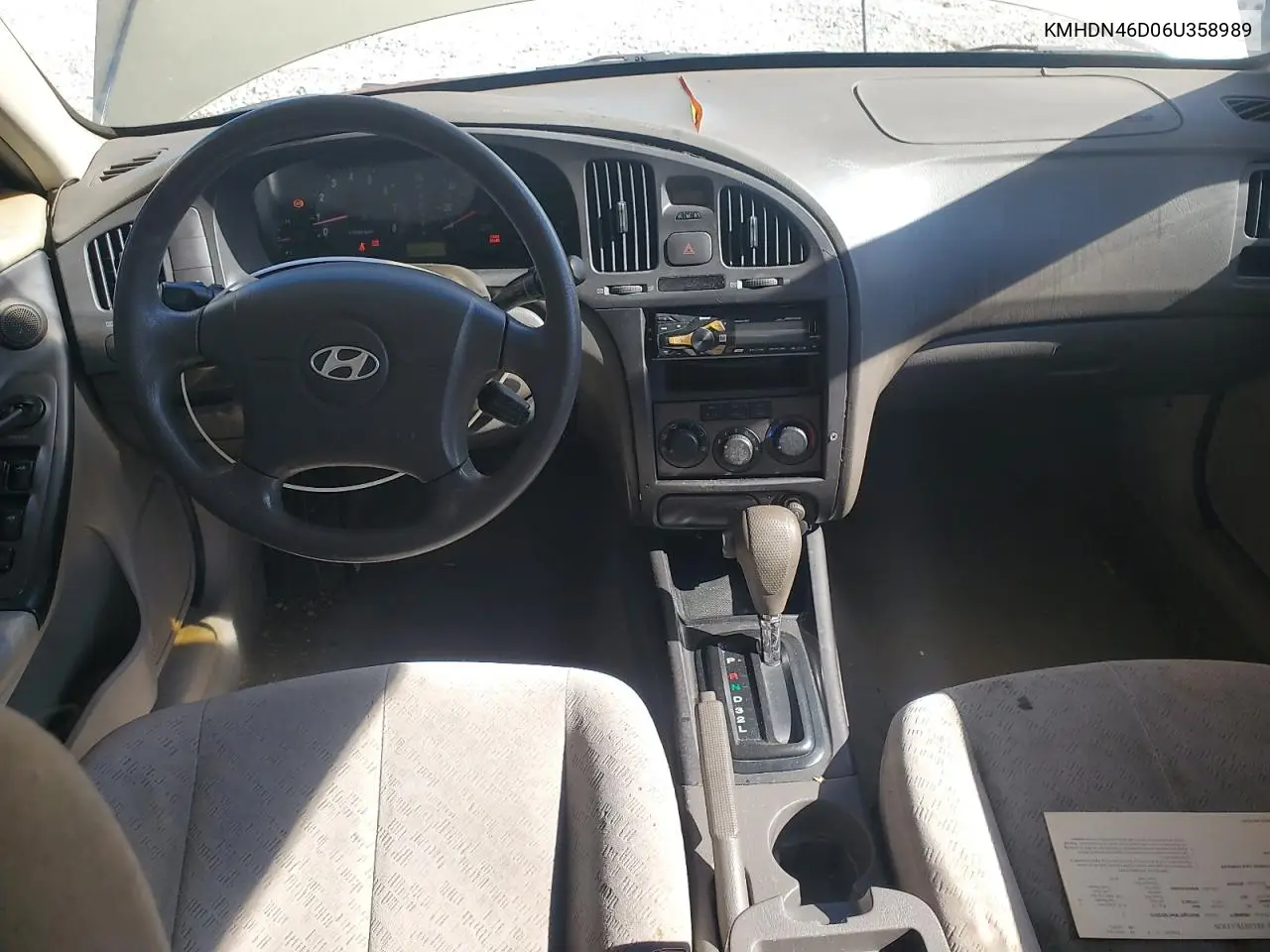 KMHDN46D06U358989 2006 Hyundai Elantra Gls