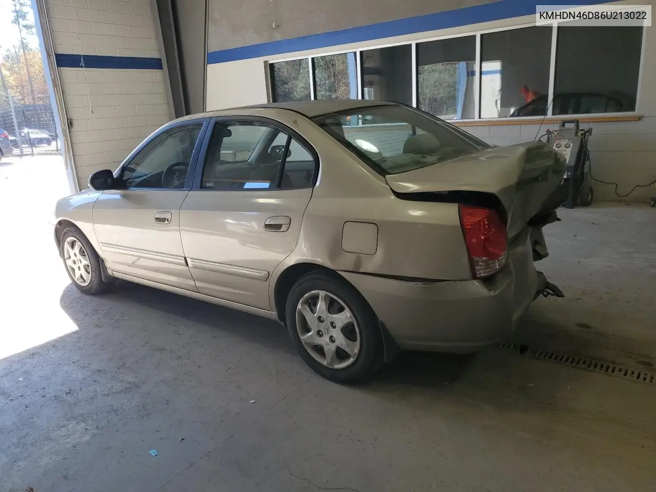 KMHDN46D86U213022 2006 Hyundai Elantra Gls