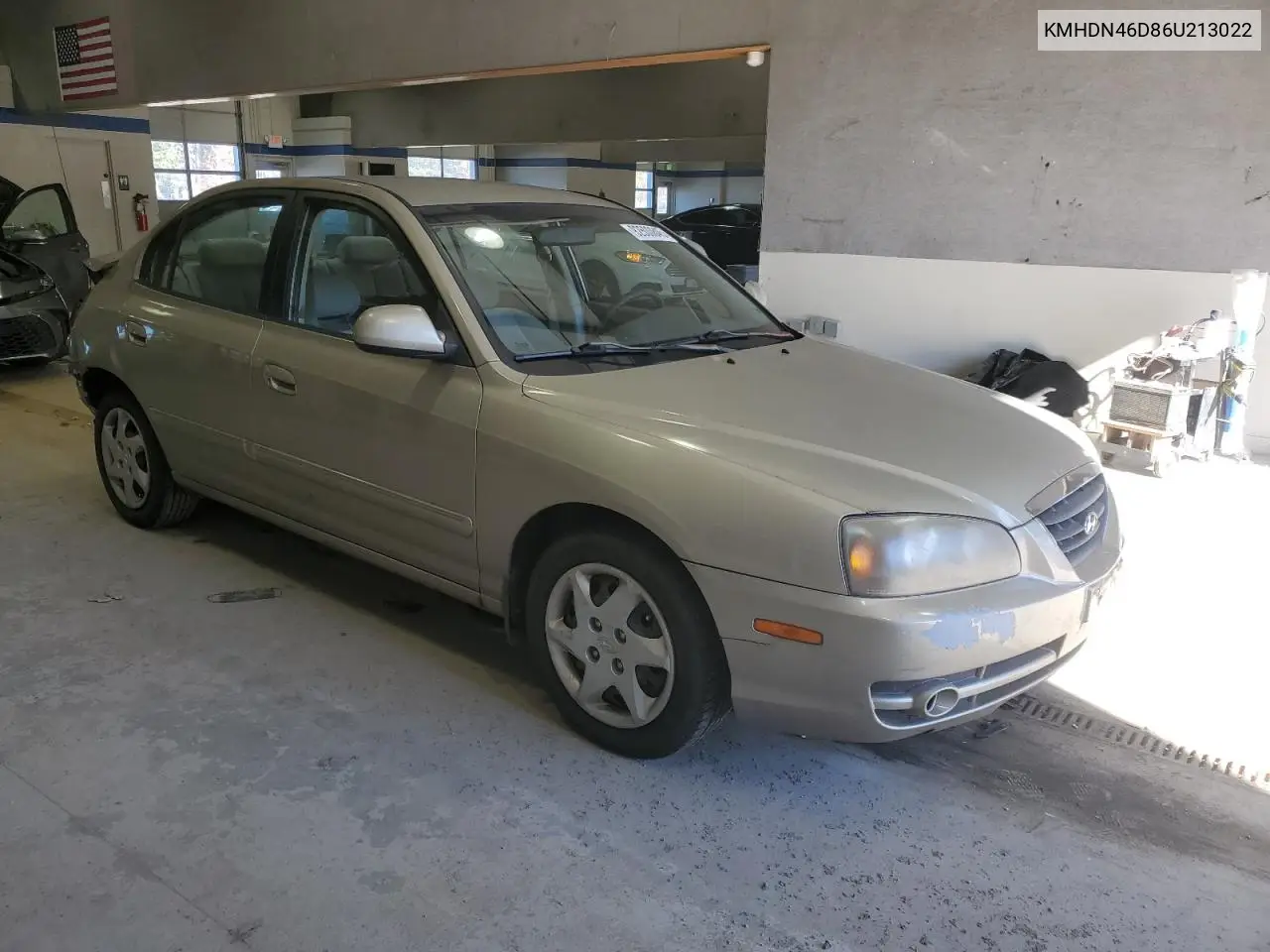 KMHDN46D86U213022 2006 Hyundai Elantra Gls