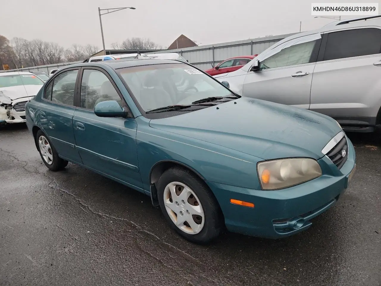 KMHDN46D86U318899 2006 Hyundai Elantra Gls