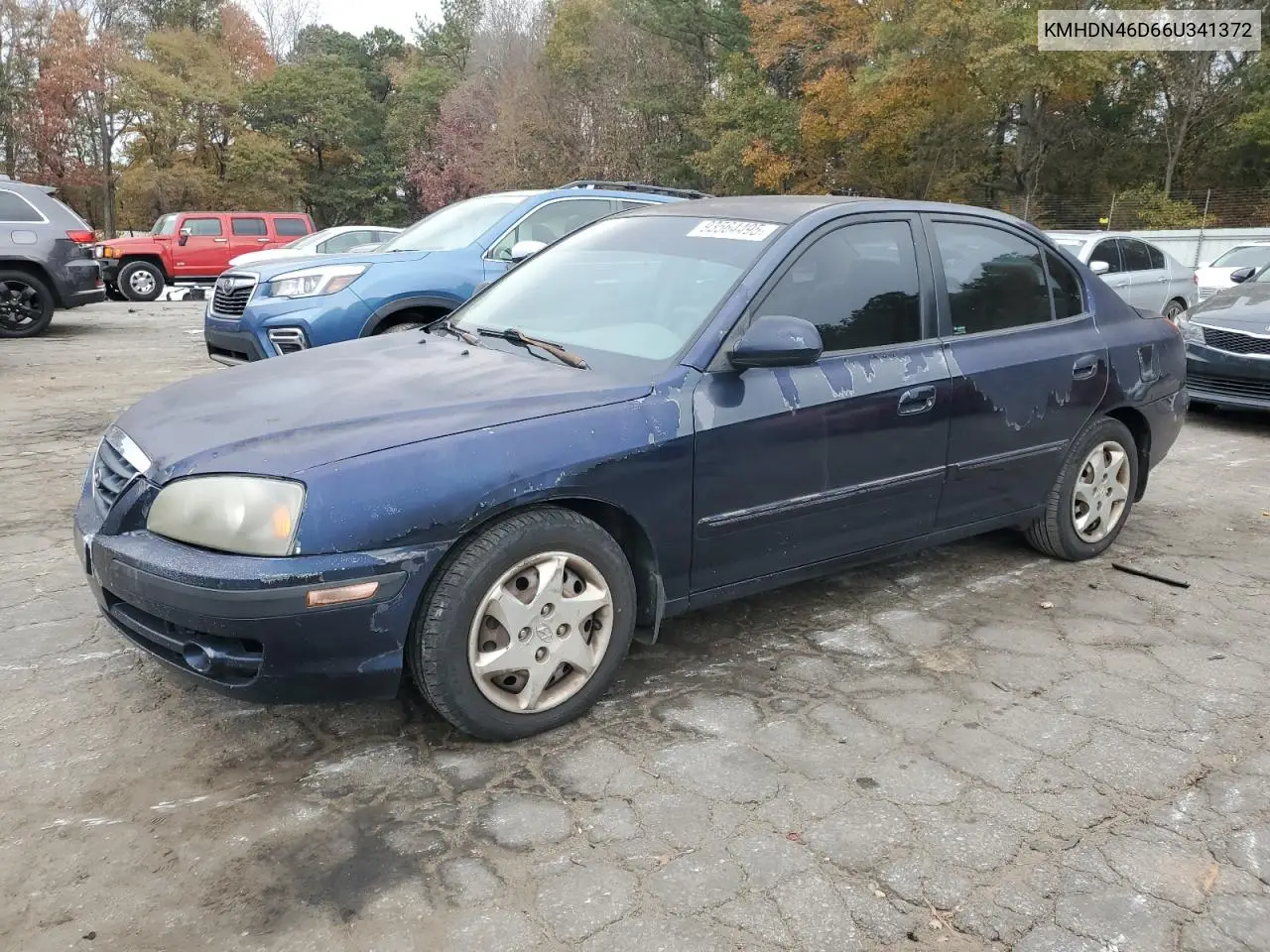 KMHDN46D66U341372 2006 Hyundai Elantra Gls
