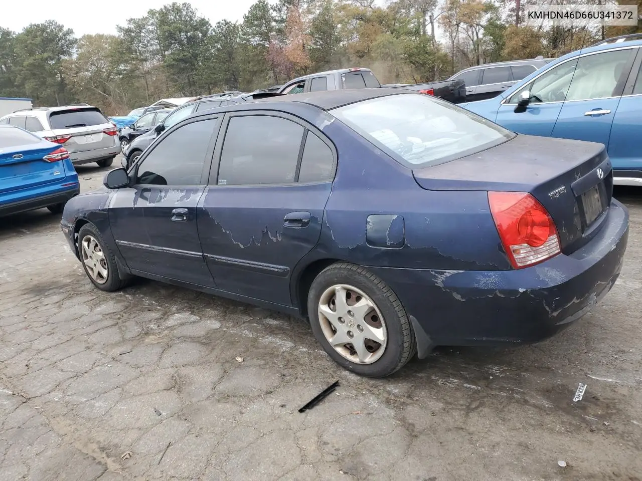 KMHDN46D66U341372 2006 Hyundai Elantra Gls