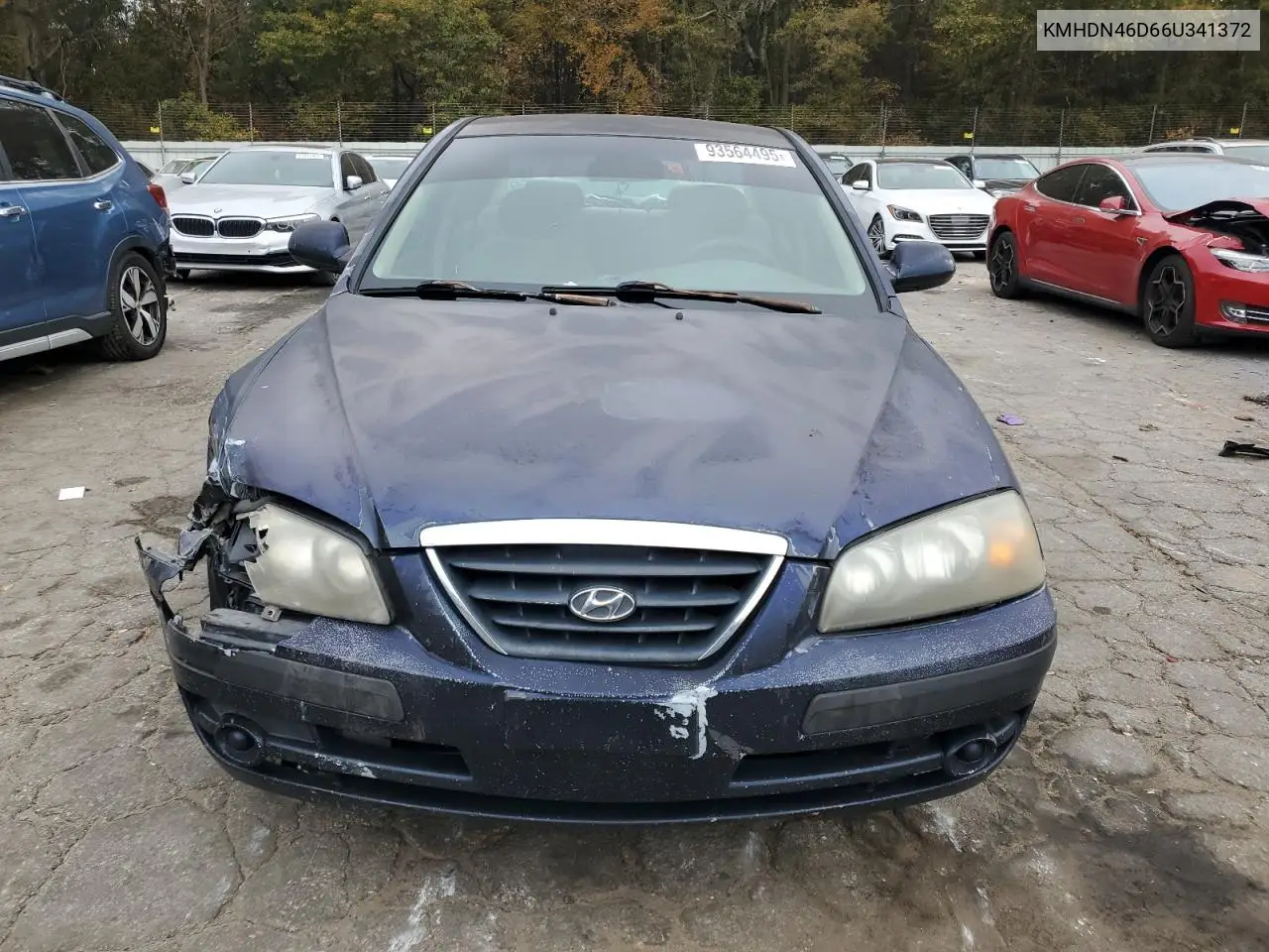 KMHDN46D66U341372 2006 Hyundai Elantra Gls