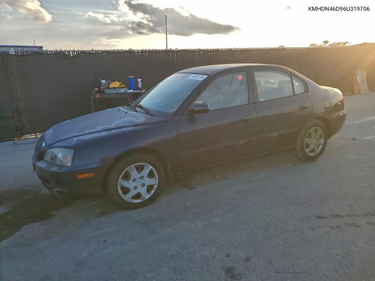 KMHDN46D96U319706 2006 Hyundai Elantra Gls